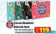 ÇOCUK AKADEMİ ETKİNLİK SETİ fiyat ve kampanya bilgisi